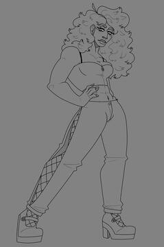 Lineart Full Body